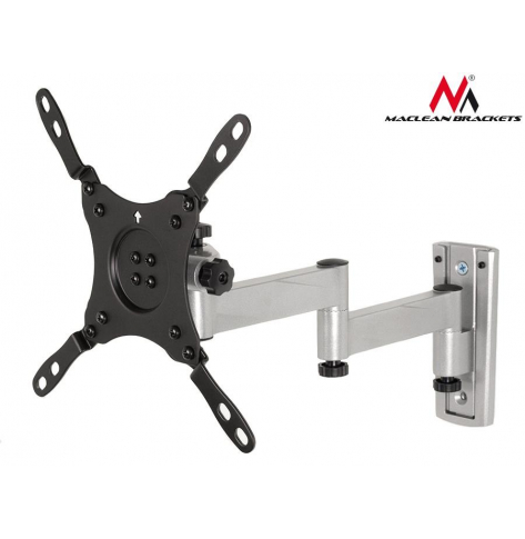 Uchwyt do TV Maclean MC-675 13-42" czarny do 20kg zabezpieczenie zmiany położenia