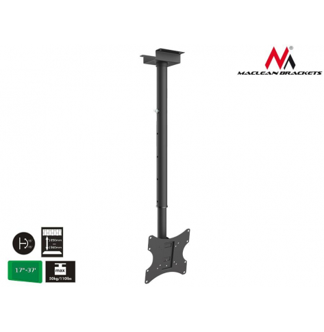 Sufitowy uchwyt do telewizora lub monitora Maclean MC-580 17-37" 50kg