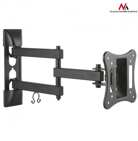 Uchwyt do telewizora Maclean MC-719 13-27" 15 kg czarny vesa 100