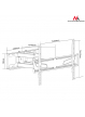 Uchwyt do telewizora Maclean MC-723 37-70" 45kg, max vesa 600x400