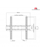 Uchwyt do TV Maclean MC-748 32-55" czarny max vesa400x400 35kg