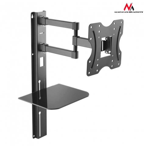 Uchwyt TV Maclean MC-771 23"-42" z półką na DVD 30kg VESA 200x200