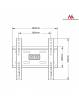 Uchwyt do telewizora Maclean MC-777 13-42" 35kg max vesa 200x200