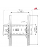 Uchwyt do telewizora Maclean MC-778 26-55" 45kg max vesa 400x400
