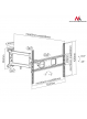 Maclean MC-798 Uchwyt do telewizora 37-70" 35kg, max vesa 600x400