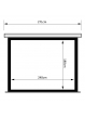 Ekran projekcyjny Maclean MC-993 Premium 120" 4:3 ściana lub sufit