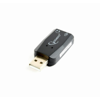 Karta dźwiękowa Gembird SC-USB2.0-01 ''Virtus Plus'' USB | czarny