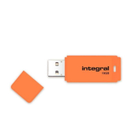 Pamięć USB Integral Neon 16GB USB 2.0 pomarańczowy