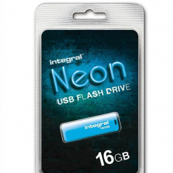 Pamięć USB    Integral  Neon 16GB  2.0 niebieski