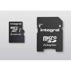 Karta pamięci Integral microSDHC/XC Class 10 Dash Cam 32GB 90MB/s 65MB/s +ADAPTER