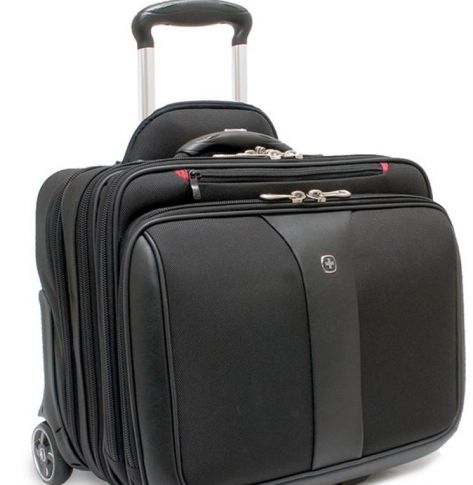 Walizka Wenger na laptopa 17'' PATRIOT czarno-szara