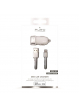 PURO Mini Car Charger Ładowarka samochodowa 5V/1A 5W+kabel lightning MFi biała