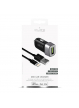 Puro Mini Fast Car Charger Ładowarka samochodowa 5V/2.4A 12W+kabel lightning MFi