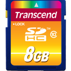 Karta pamięci Transcend SDHC 8GB Class 10 ULTIMATE HD VIDEO