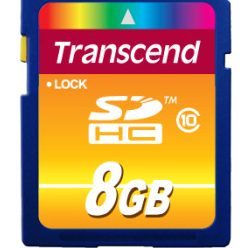 Karta pamięci Transcend SDHC 8GB Class 10 ULTIMATE HD VIDEO