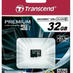 Karta pamięci Transcend Micro SDHC 32GB Class 10 UHS-I U1  ( Full HD )