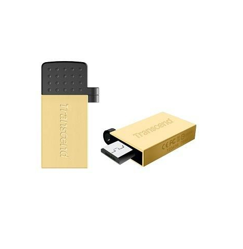 Pamięć USB    Transcend Jetflash 380G  OTG  micro  32GB Gold