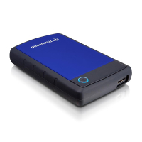 Dysk zewnętrzny Transcend StoreJet 25H3B 1TB USB 3.0 2.5'' HDD Wstrząsoodporny / Szybki Backup
