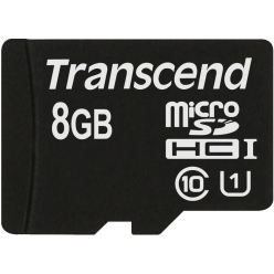 Karta pamięci Transcend Micro SDHC 8GB UHS-I  300x ( Transsfer do 45MB/s )