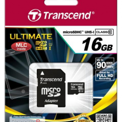 Karta pamięci Transcend Micro SDHC 16GB UHS-I  600x  PREMIUM