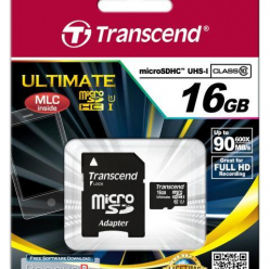 Karta pamięci Transcend Micro SDHC 16GB UHS-I  600x  PREMIUM