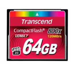 Karta pamięci Transcend 64GB Compact Flash 800x