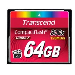 Karta pamięci Transcend 64GB Compact Flash 800x