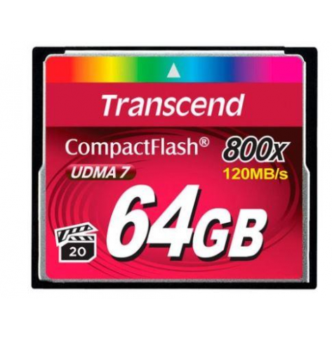 Karta pamięci Transcend 64GB Compact Flash 800x