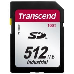 Karta pamięci Transcend SD 512MB 17/13 MB/s (24mm x 32mm x 2.1mm)