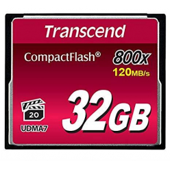 Karta pamięci Transcend Compact Flash 32GB 800x