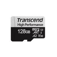 Karta pamięci Transcend 128GB microSD w/ adapter UHS-I U3 A2