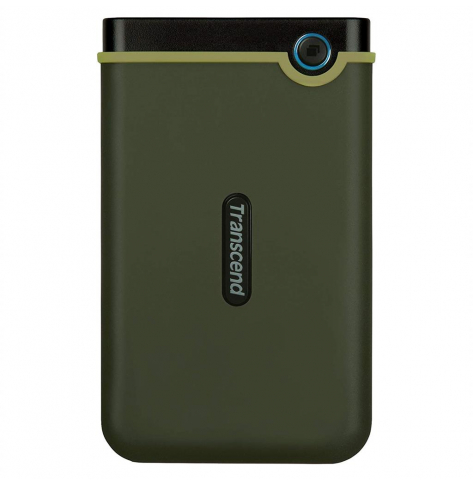 Dysk zewnętrzny Transcend Slim StoreJet 2.5'' 25M3 2 TB Portable HDD Military green