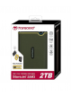 Dysk zewnętrzny Transcend Slim StoreJet 2.5'' 25M3 2 TB Portable HDD Military green