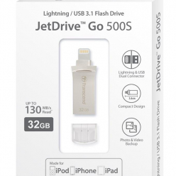 Pamięć USB Transcend 32GB JetDrive Go 500 Silver