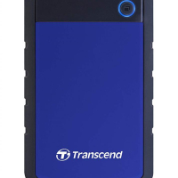 Dysk zewnętrzny Transcend StoreJet 25H3B 4TB USB 3.0 2.5'' HDD Wstrząsoodporny / Szybki Backup
