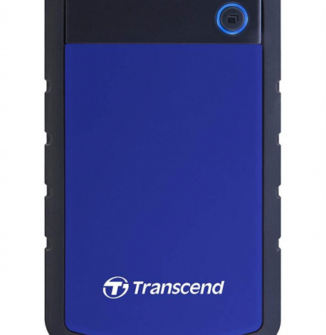 Dysk zewnętrzny Transcend StoreJet 25H3B 4TB USB 3.0 2.5'' HDD Wstrząsoodporny / Szybki Backup