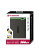 Dysk zewnętrzny Transcend 500GB 25M3G 2.5'' USB3 Iron Gray Slim