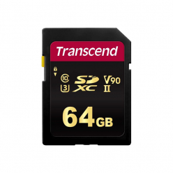 Karta pamięci Transcend 64GB SDXC 700S  CL10 UHS-II U3, R/W 285/180MB/s