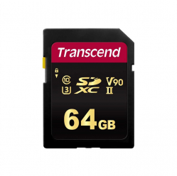 Karta pamięci Transcend 64GB SDXC 700S  CL10 UHS-II U3, R/W 285/180MB/s