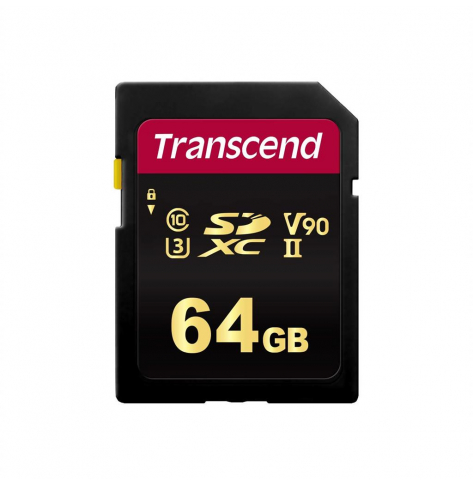 Karta pamięci Transcend 64GB SDXC 700S  CL10 UHS-II U3, R/W 285/180MB/s