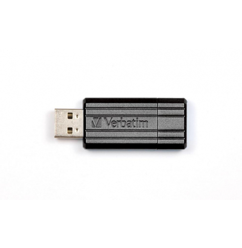 Pamięć USB    Verbatim  DRIVE 2.0 PINSTRIPE 64GB BLACK MIN. READ 10MB/SEC MIN. WRITE 4MB/SE