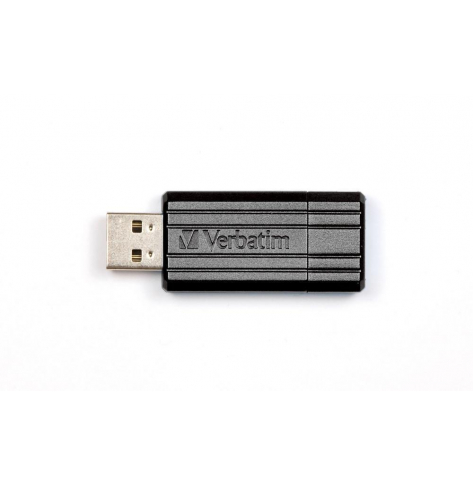 Pamięć USB Verbatim  DRIVE 2.0 PINSTRIPE 64GB BLACK MIN. READ 10MB/SEC MIN. WRITE 4MB/SE