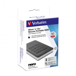 Dysk zewnętrzny Verbatim Store 'n' Go 2.5'' 1TB USB 3.1 Czarny szyfrowany