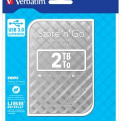 Dysk zewnętrzny Verbatim Store 'n' Go 2.5'' GEN 2 2TB USB 3.0 Srebny