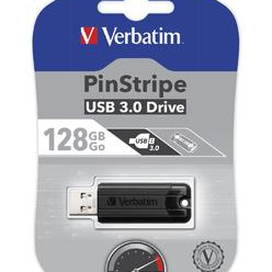Pamięć USB  Verbatim 128GB PINSTRIPE BLACK