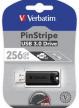 Pamięć USB Verbatim  DRIVE 3.0 256GB PINSTRIPE BLACK