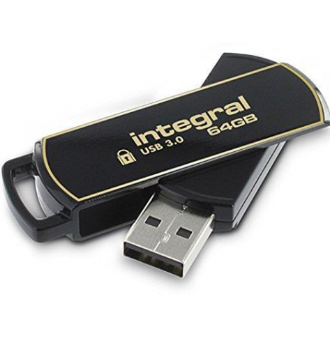 Pamięć USB Integral flashdrive 64GB AES-256 bit SecureLock 360 secure USB3.0