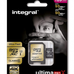 Karta pamięci Integral MICRO SDXC 128GB (with Adapter to SD Card)