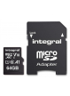 Karta pamięci Integral 64GB MICRO SDXC 100V10, Read 100MB/s  U1 V10 + ADAPTER