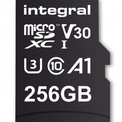 Karta pamięci Integral 256GB MICRO SDXC 90V30, R:100MB/s W:90MB/s U3 V30 + ADAPTER